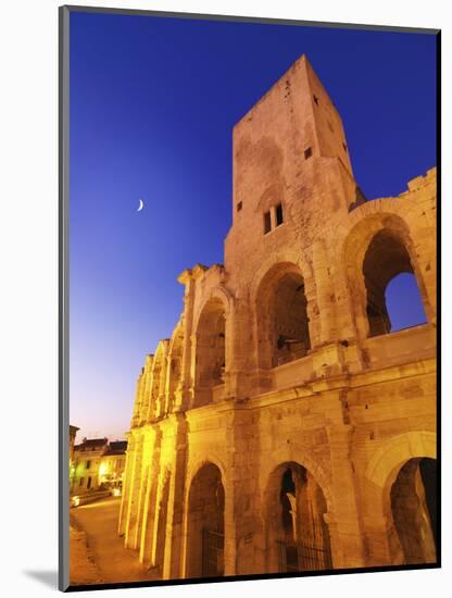 France, Provence, Arles, Roman Amphitheatre at Dusk-Shaun Egan-Mounted Photographic Print