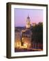 France, Provence, Avignon, Procession in Place De Palais with Town Hall-Shaun Egan-Framed Photographic Print