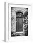 France Provence B&W Collection - Old French Door-Philippe Hugonnard-Framed Photographic Print