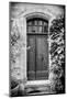 France Provence B&W Collection - Old French Door-Philippe Hugonnard-Mounted Photographic Print