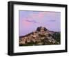 France, Provence, Bonnieux, Hilltop Village at Dusk-Shaun Egan-Framed Photographic Print