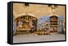 France, Provence, Bouches-Du-Rh™ne, Les Baux-De-Provence, Old Town, Souvenir Shop-Udo Siebig-Framed Stretched Canvas