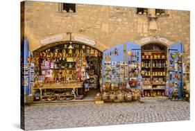 France, Provence, Bouches-Du-Rh™ne, Les Baux-De-Provence, Old Town, Souvenir Shop-Udo Siebig-Stretched Canvas