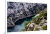 France, Provence, Bouches-Du-Rh?ne, Riviera, Cassis, Calanque D'En Vau-Udo Siebig-Framed Photographic Print