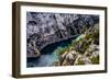 France, Provence, Bouches-Du-Rh?ne, Riviera, Cassis, Calanque D'En Vau-Udo Siebig-Framed Photographic Print