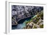 France, Provence, Bouches-Du-Rh?ne, Riviera, Cassis, Calanque D'En Vau-Udo Siebig-Framed Photographic Print