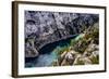 France, Provence, Bouches-Du-Rh?ne, Riviera, Cassis, Calanque D'En Vau-Udo Siebig-Framed Photographic Print