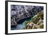 France, Provence, Bouches-Du-Rh?ne, Riviera, Cassis, Calanque D'En Vau-Udo Siebig-Framed Photographic Print