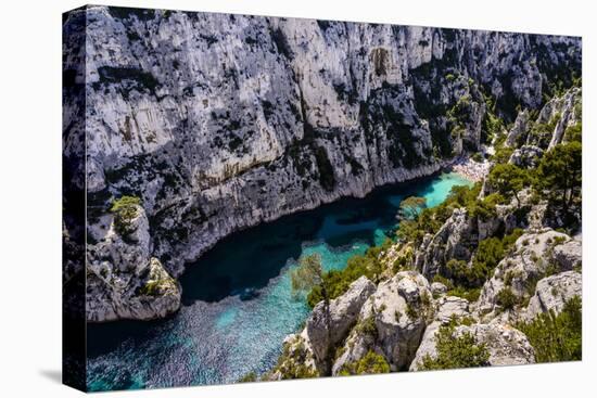 France, Provence, Bouches-Du-Rh?ne, Riviera, Cassis, Calanque D'En Vau-Udo Siebig-Stretched Canvas