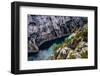 France, Provence, Bouches-Du-Rh?ne, Riviera, Cassis, Calanque D'En Vau-Udo Siebig-Framed Photographic Print