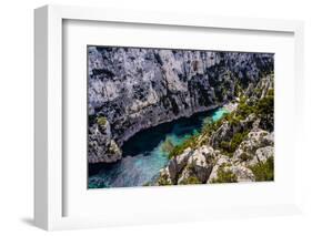 France, Provence, Bouches-Du-Rh?ne, Riviera, Cassis, Calanque D'En Vau-Udo Siebig-Framed Photographic Print