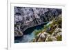 France, Provence, Bouches-Du-Rh?ne, Riviera, Cassis, Calanque D'En Vau-Udo Siebig-Framed Photographic Print