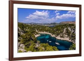 France, Provence, Bouches-Du-Rh™ne, Riviera, Cassis, Calanque De Port Pin-Udo Siebig-Framed Photographic Print