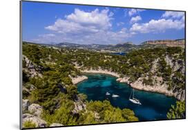 France, Provence, Bouches-Du-Rh™ne, Riviera, Cassis, Calanque De Port Pin-Udo Siebig-Mounted Photographic Print