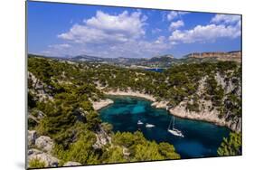 France, Provence, Bouches-Du-Rh™ne, Riviera, Cassis, Calanque De Port Pin-Udo Siebig-Mounted Photographic Print