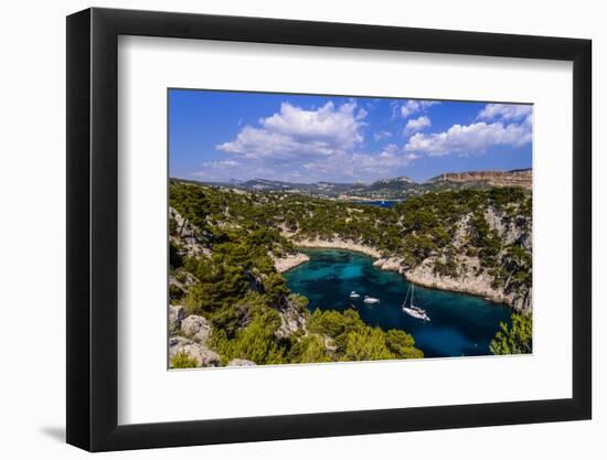 France, Provence, Bouches-Du-Rh™ne, Riviera, Cassis, Calanque De Port Pin-Udo Siebig-Framed Photographic Print