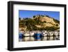 France, Provence, Bouches-Du-Rh™ne, Riviera, Cassis, Harbour with Castle-Udo Siebig-Framed Photographic Print