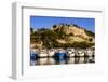 France, Provence, Bouches-Du-Rh™ne, Riviera, Cassis, Harbour with Castle-Udo Siebig-Framed Photographic Print