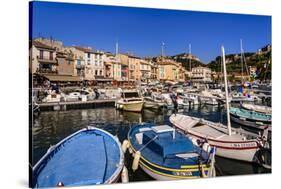 France, Provence, Bouches-Du-Rh?ne, Riviera, Cassis, Harbour-Udo Siebig-Stretched Canvas