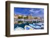 France, Provence, Bouches-Du-Rh™ne, Riviera, La Ciotat, Old Harbour with Church Notre Dame-Udo Siebig-Framed Photographic Print