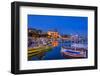 France, Provence, Bouches-Du-Rh™ne, Riviera, La Ciotat, Old Harbour with Church Notre Dame-Udo Siebig-Framed Photographic Print