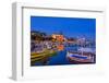 France, Provence, Bouches-Du-Rh™ne, Riviera, La Ciotat, Old Harbour with Church Notre Dame-Udo Siebig-Framed Photographic Print
