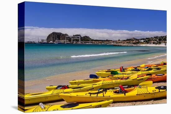 France, Provence, Bouches-Du-Rh™ne, Riviera, La Ciotat, Plage De Saint Jean, Cap De L'Aigle-Udo Siebig-Stretched Canvas