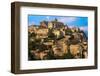 France, Provence. Gordes village of view-George Theodore-Framed Photographic Print