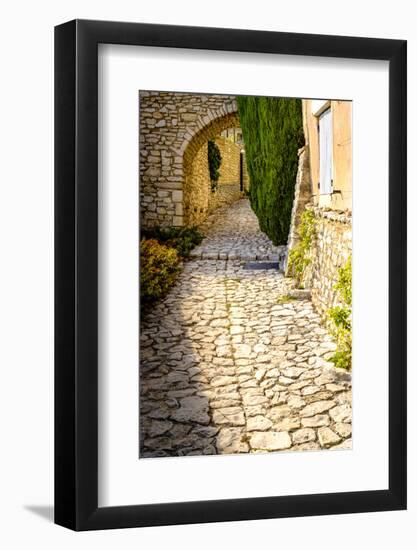 France, Provence. Joucas walkway and arch-George Theodore-Framed Photographic Print