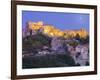 France, Provence, Les Baux-De-Provence at Dusk-Shaun Egan-Framed Photographic Print