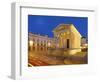 France, Provence, Nimes, Maison Caree at Night-Shaun Egan-Framed Photographic Print