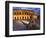 France, Provence, Nimes, Roman Ampitheatre, Toreador Statue at Dusk-Shaun Egan-Framed Photographic Print