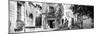 France Provence Panoramic Collection - Authentic Provencal Architecture B&W-Philippe Hugonnard-Mounted Photographic Print