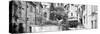 France Provence Panoramic Collection - French Architecture B&W-Philippe Hugonnard-Stretched Canvas