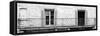 France Provence Panoramic Collection - Provencal Balcony II B&W-Philippe Hugonnard-Framed Stretched Canvas