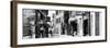 France Provence Panoramic Collection - Provencal Street B&W - Uzès-Philippe Hugonnard-Framed Photographic Print