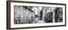 France Provence Panoramic Collection - Street Scene B&W - Uzès-Philippe Hugonnard-Framed Photographic Print