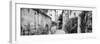 France Provence Panoramic Collection - Street Scene B&W - Uzès-Philippe Hugonnard-Framed Photographic Print