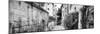 France Provence Panoramic Collection - Street Scene B&W - Uzès-Philippe Hugonnard-Mounted Photographic Print