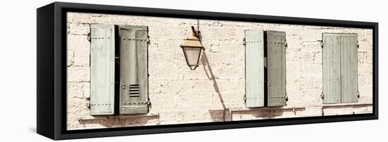 France Provence Panoramic Collection - Three Windows-Philippe Hugonnard-Framed Stretched Canvas