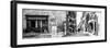 France Provence Panoramic Collection - Typical Provencal Street B&W-Philippe Hugonnard-Framed Photographic Print