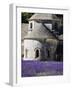 France, Provence, Seananque Abbey, Seananque Abbey with Lavender in Full Bloom-Terry Eggers-Framed Photographic Print