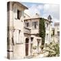 France Provence Square Collection - Provencal City-Philippe Hugonnard-Stretched Canvas