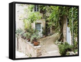 France, Provence. the Village of Lacoste-Julie Eggers-Framed Stretched Canvas