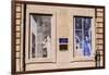 France, Provence, Vaucluse, Avignon, Place Daniel Sorano, House Facade, Mural Painting-Udo Siebig-Framed Premium Photographic Print