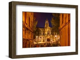 France, Provence, Vaucluse, Avignon, Place De L'Horloge, City Hall-Udo Siebig-Framed Photographic Print