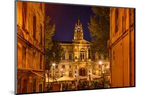 France, Provence, Vaucluse, Avignon, Place De L'Horloge, City Hall-Udo Siebig-Mounted Photographic Print
