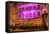 France, Provence, Vaucluse, Avignon, Place De L'Horloge, Opera Cafe-Udo Siebig-Framed Stretched Canvas
