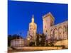 France, Provence, Vaucluse, Avignon, Place Du Palais, Papal Palace, Cathedral Notre Dame-Udo Siebig-Mounted Photographic Print