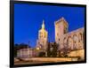 France, Provence, Vaucluse, Avignon, Place Du Palais, Papal Palace, Cathedral Notre Dame-Udo Siebig-Framed Photographic Print